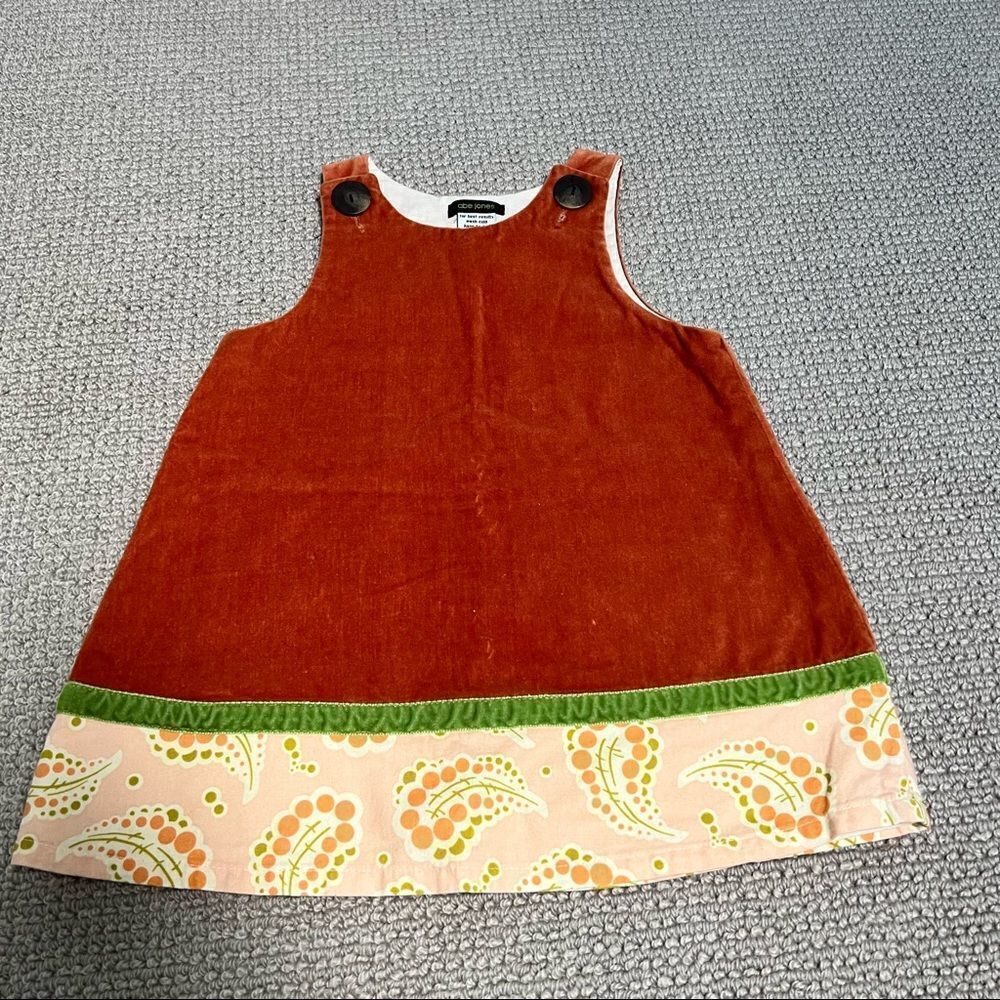 Abe jones velour and paisley sleeveless lined dress - 4